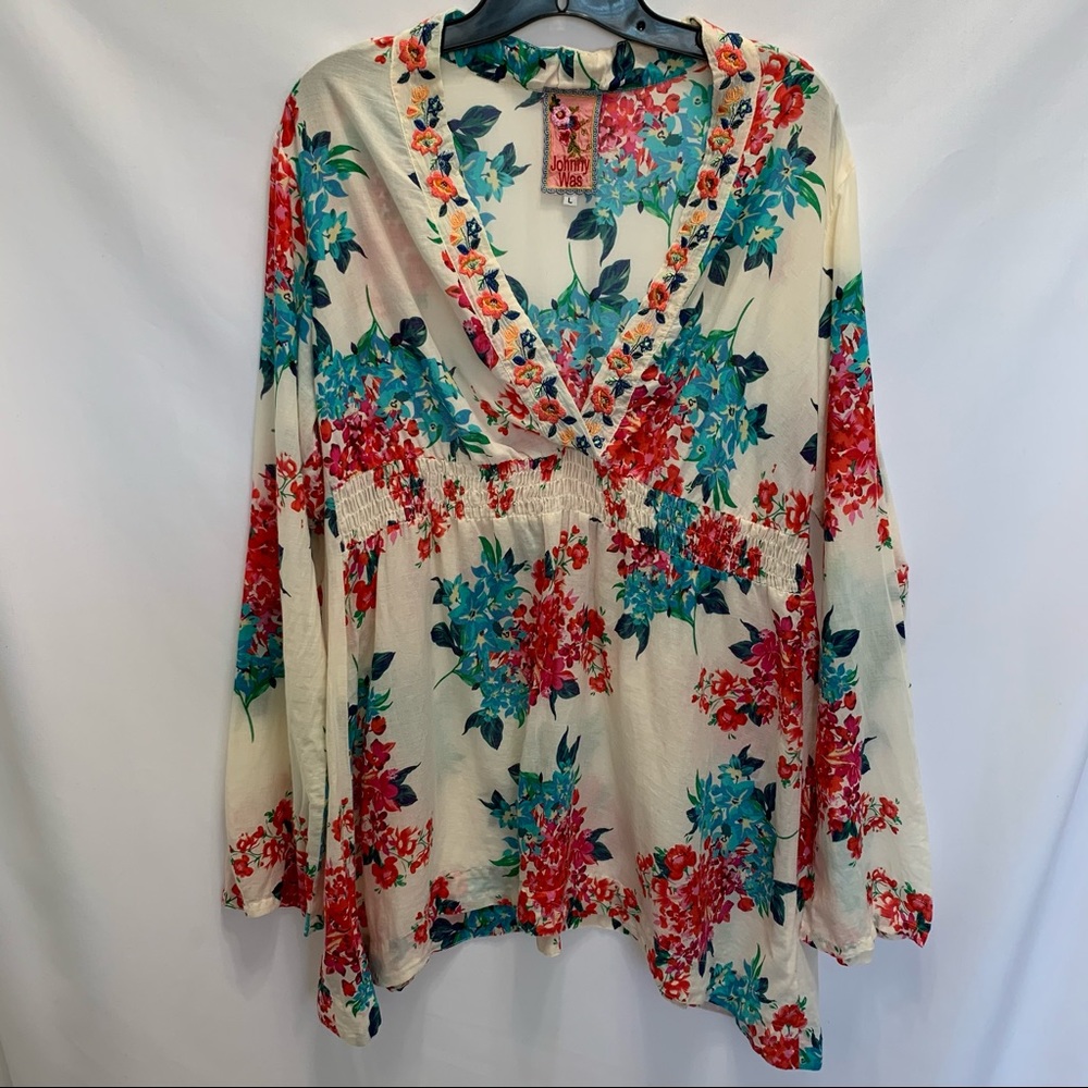Johnny Was Empire Waist Blouse